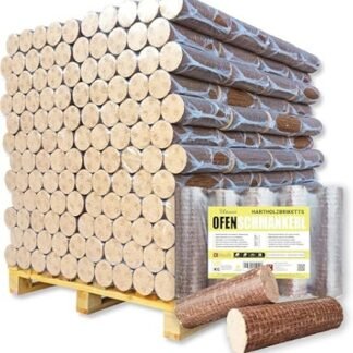 Thermospan Holzbriketts 960 kg – Palette (96 × 10 kg)
