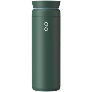 Ocean Bottle Peak Brew 590 ml Becher aus recyceltem Edelstahl mit Logo-Gravur – Waldgrün
