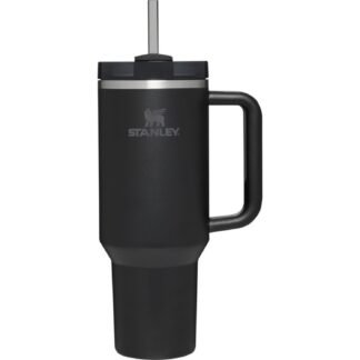 Stanley 1200 ml Quencher H2.0 FlowState™ Thermobecher aus Edelstahl mit Logo-Gravur – Schwarz